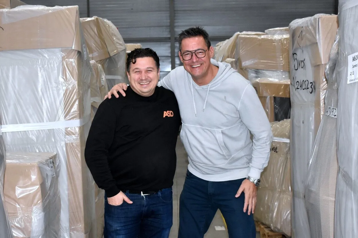 Kenneth en Lesley van ASD Logistiek